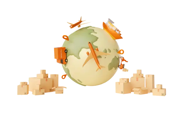 around the world