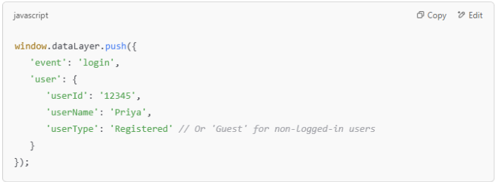 Log - in Event